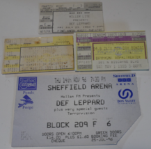 Def Leppard 4 Ticket Stubs 1996 Sheffield Arena 93 Pine Knob Atlanta VG+... - £19.43 GBP