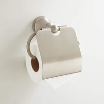 Signature Hardware 353553 Seattle Toilet Paper Holder - Brushed Nickel - £42.38 GBP