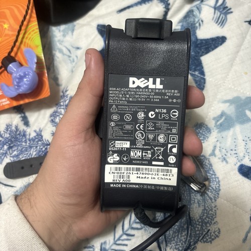 65W AC Adapter OEM Power Supply for Dell- Black (HA65NS5-00) Volex Conne... - $5.86