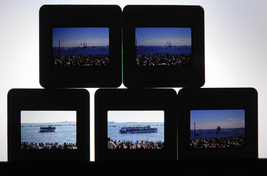 Lot of 47 Vintage 35mm Color Photo Slides, 1976 and 1980 Boston MA Tall Ships - £15.69 GBP