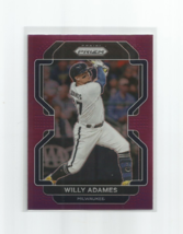 Willy Adames (Milwaukee Brewers) 2022 Panini Prizm Tier Ii Purple Prizm Card 194 - £3.91 GBP