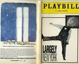 Playbill Largely New York 1989 Bill Irwin &amp; Friends  World Trade Center ... - $11.88