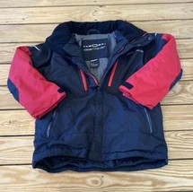 Obermeyer Kid’s Full Zip Winter coat Size 8 Black red CB - £25.30 GBP