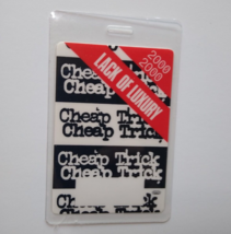 Cheap Trick Lack Of Luxury Backstage Pass Original Vintage UNUSED 2000 Pop Rock - £19.12 GBP