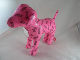 Victorias Secret Pink Collector Dog Plush Vinyl Stuffed Animal 12&quot;Long X... - $13.85