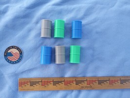LOT 6 Fuel Gas Barrel set Thomas The Train Wooden set compatible, custom... - $6.99
