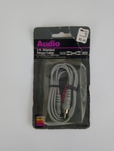 3 Ft Shielded Stereo Cable 2 RCA Plugs to 2 RCA Plug Audio Connectors New - $60.02 MXN