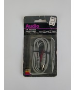 3 Ft Shielded Stereo Cable 2 RCA Plugs to 2 RCA Plug Audio Connectors New - $4.40 CAD