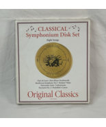 Mr. Christmas Classic Symphonium Gold Disk Set 8 Original Songs w Bag &amp; ... - €25,78 EUR