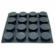 3/16&quot; Tall Round Stick on Rubber Feet 3M Pads 7/16&quot; Wide Adhesive Back - £8.20 GBP+