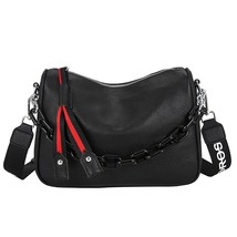 Genuine Leather Crossbody Bags Women 100% cowhide Female Shoulder Bag Fa... - $56.71