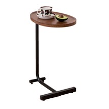 Contemporary Brown C-Shaped Side Table Set - Versatile Sofa Table - $65.99