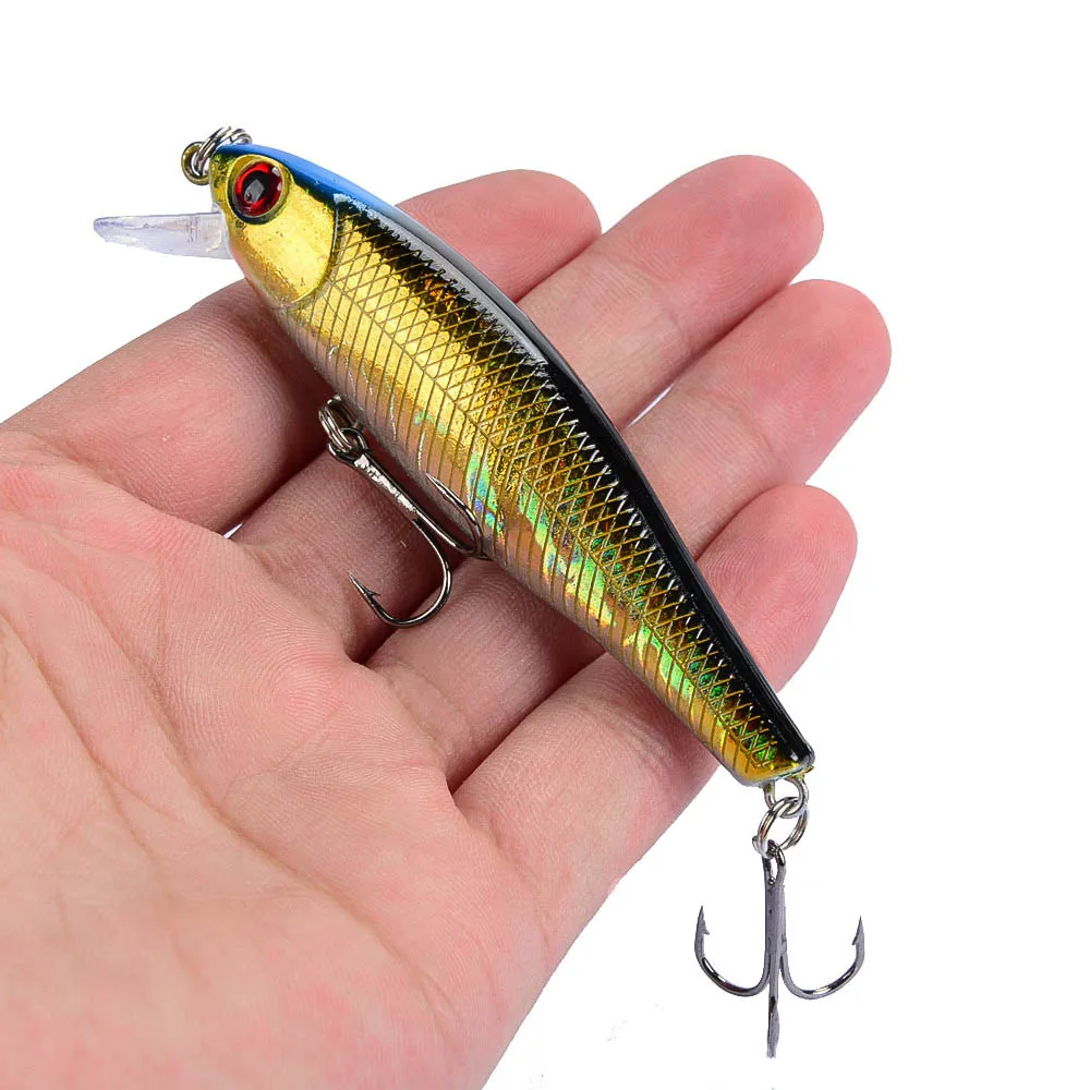 LINGYUE 1pcs Fishing Lures 8.5cm/9.2g Hard Minnow bait Artificial 5 Colors Avail - £24.74 GBP