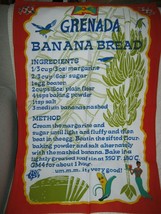 Grenada Banana Bread Cotton Tea Towel - £7.76 GBP