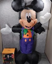 Disney Mickey Mouse Vampire Airblown Inflatable Halloween Yard Blow Up 3.5 ft - £32.34 GBP