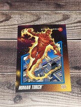 Marvel Impel Series 3 1992 Human Torch Super-Heroes Trading Card 58 - £1.17 GBP