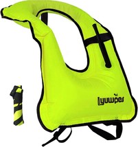 Adult Inflatable Snorkeling Jackets Swimming Safety Free Diving Load Up To 220 - £26.41 GBP
