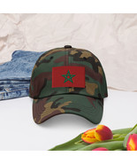 Cap Hat For Womens Morocco Flag Moorish Flag Moor Patch Moroccan Friend ... - $48.00 CAD