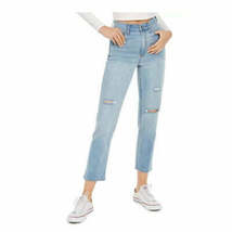 Celebrity Pink Juniors Ripped Slim Straight  High Rise Jeans, Size 15/32 - £27.56 GBP