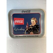 Coca-Cola Commemorative Tray 24th Collectors Club Convention Woman at Bo... - $370.74 MXN