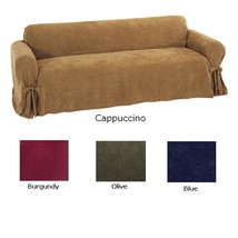 Soft micro suede Sofa Couch Loveseat Chair Slipcover in FOUR COLORS - $737.95 MXN+