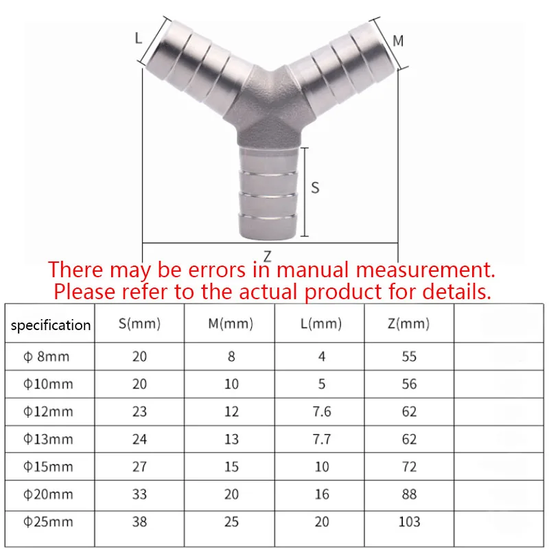 3 4 6 8 10 12 19 20 25 32mm 304 stainless steel a fittings 3 thumb200