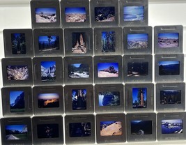 35mm Slide Lot Scenic California Yosemite Sequoias Brumberger Mounts 1950s - £9.39 GBP