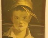 Vintage Print of a young boy in a hat Box1 - $12.86