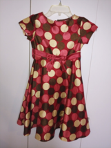 Bonnie J EAN Girl's Polyester Dress 6X-BARELY WORN-CUTE-LIGHT Weight - $11.29