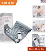 Electric Heating Pad with 6 Settings &amp; Auto Shut Off - Soothing Relief 1... - $29.99