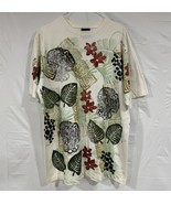 Stefano Basics Floral Maui Hawaiian Vintage All Over Print Shirt Mens Si... - $108.90