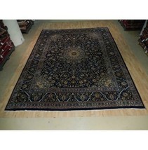 Harooni Rugs Vintage 10x13 Hand Knotted Semi-Antique Sheik Safi Safavid B-73524 - £2,311.08 GBP