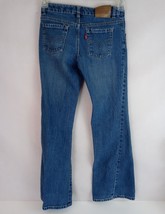 Levi&#39;s 517 Stretch &amp; Flare Distressed Embroidered Low Rise Jeans Size 14 Regular - £12.96 GBP