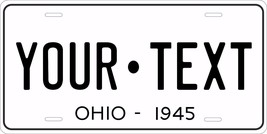 Ohio 1945 License Plate Personalized Custom Car Auto Bike Motorcycle Moped - £8.78 GBP+