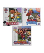 Junior Sports Backyard Soccer Football Baseball PC Games Manual Booklets... - €4,27 EUR