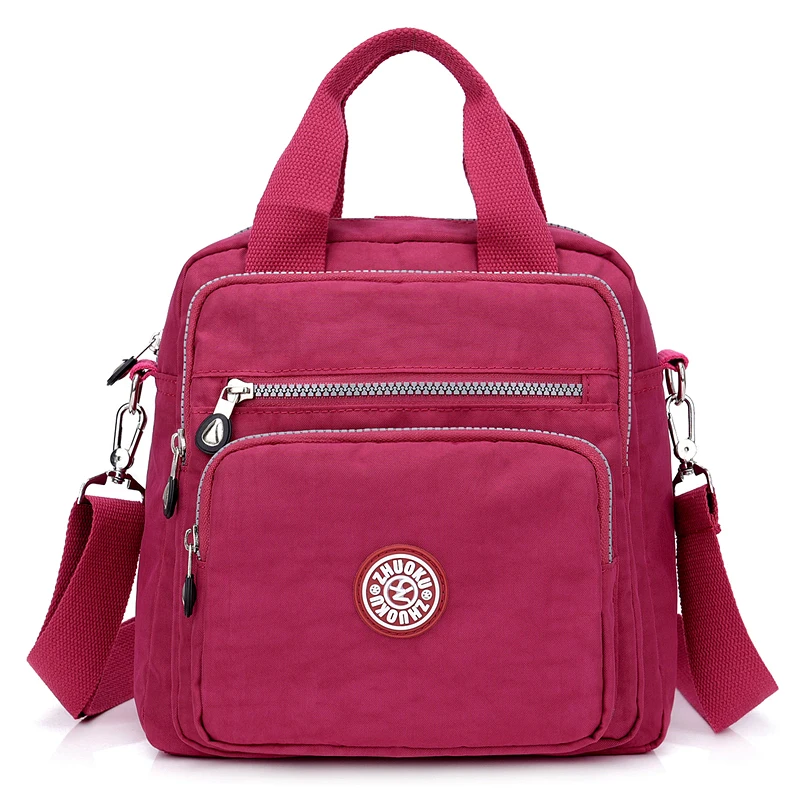 Women Messenger Bags Light Travel Handbag Waterproof Nylon Double Should... - $29.78