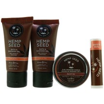 Earthly Body Hemp Seed Mini Mania Skincare Kit in Isle of You Earthly Body - £11.98 GBP