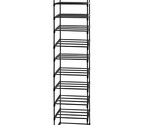 10 Tier Metal Sturdy Shoe Rack, Narrow Tall Shelf Organizer For Entryway... - $51.99