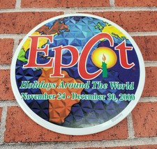 Disney Epcot Holidays Around The World Button 2000 Pin - $5.00