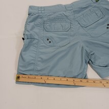 REI UPF 50+ Women's Blue Flat Front Cotton Shorts Pockets Size 4 (30×6.5) image 8