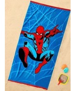 MARVEL Licensed Character Beach Towel ~ 34&quot; x 64&quot; ~ SPIDERMAN ~ 100% Cotton - $35.00