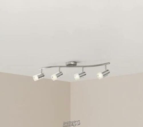 Hampton Bay 2.6 ft. 4-Light Brushed Nickel Integrated LED Track Lighting - $66.49