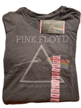 Pink Floyd Ladies Women&#39;s Short Sleeve Band T Shirt Top Size Small Grey NWT - £14.96 GBP