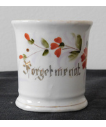 Vintage German Ceramic Shaving Mug Forget Me Not Flowers Germany - £14.05 GBP
