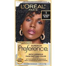 L&#39;Oreal Paris Superior Preference Fade-Defying + Shine Permanent Hair Color, 2BL - £13.89 GBP