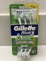 Gillette Blue 3 Sensitive Comfortgel Pack Of 6 Razors - £6.84 GBP