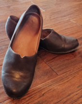 Dansko Liliana Wedge Shoes Womens 38/US 7.5 Brown Leather Slip On Comfort Heels - £30.95 GBP