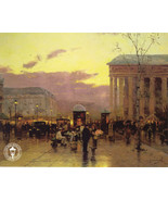 RAINY DUSK, PARIS: Postcard by THOMAS KINKADE - €5,21 EUR
