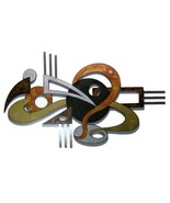Dramatic Mid Century look Wall art, Odyssey Abstract Wall Sculpture 48x28 - $515.58 CAD