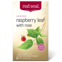 Red Seal Raspberry Leaf Tea With Rose 20 Tea Bags - £54.55 GBP